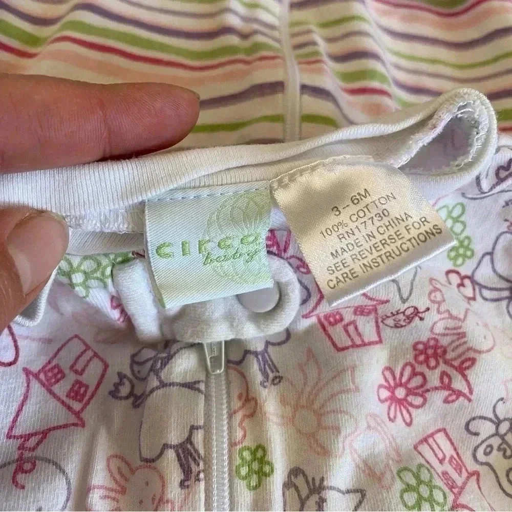 3-6 months Baby Girl Bundle Lot of Sleepsuits Footsies Bodysuits Onesies Pink